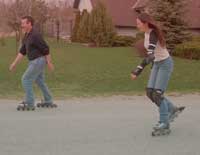 rollerblading